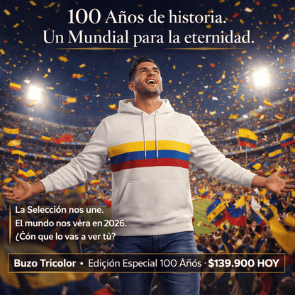 NUEVO BUZO TRICOLOR  100 AÑOS DE GLORIA - SurtiShop