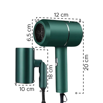 Secador de pelo portatil plegable