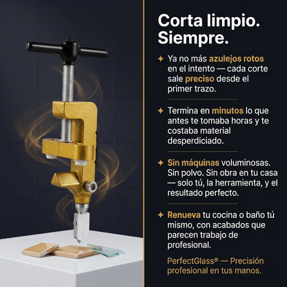 Nuevo Cortador De Cerámica Y Vidrio Todo En Uno PerfectGlass® - SurtiShop