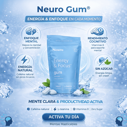 Nuevas Neuro Gum Energy & Focus® - SurtiShop