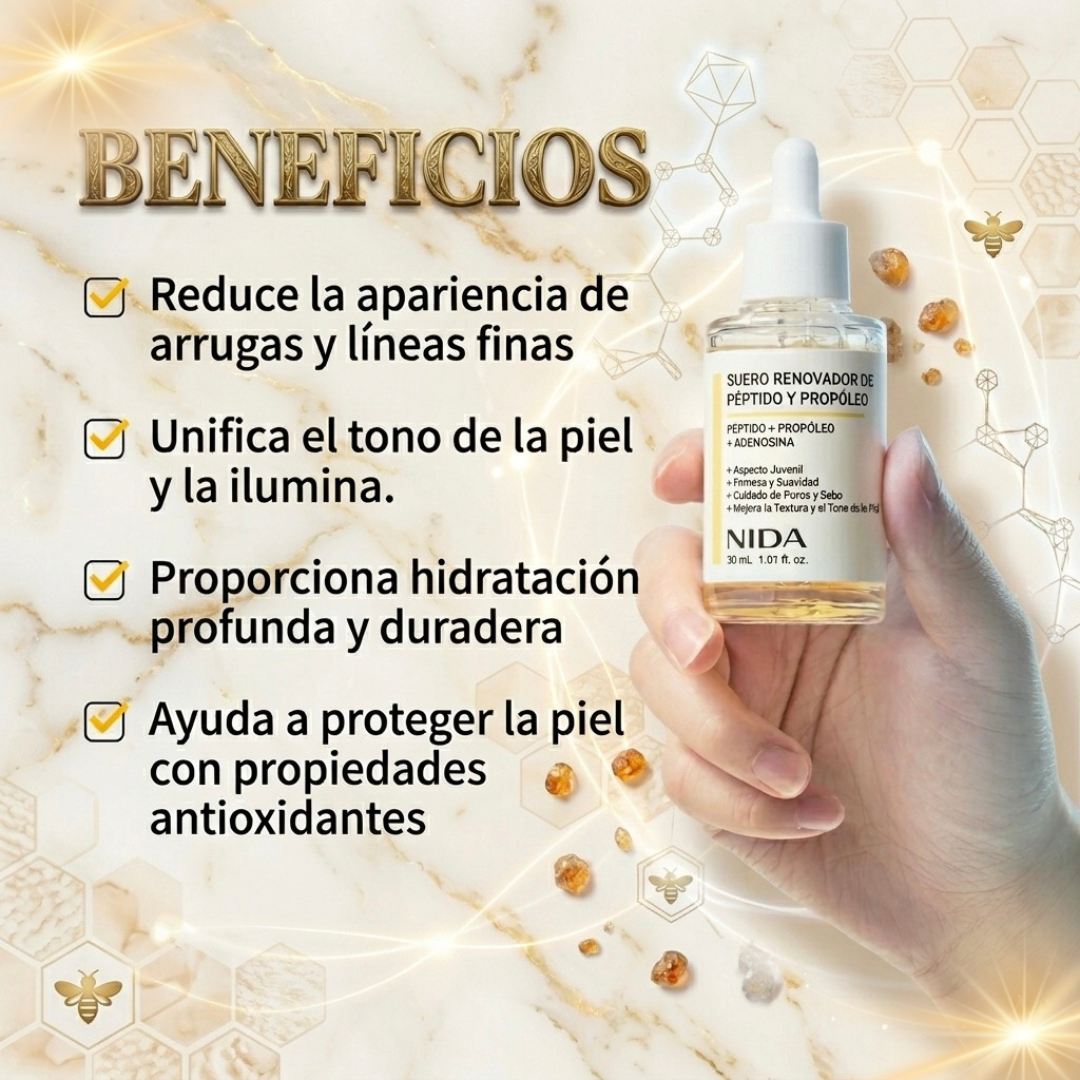 Serum Renovador De Péptidos Y Propóleo - SurtiShop