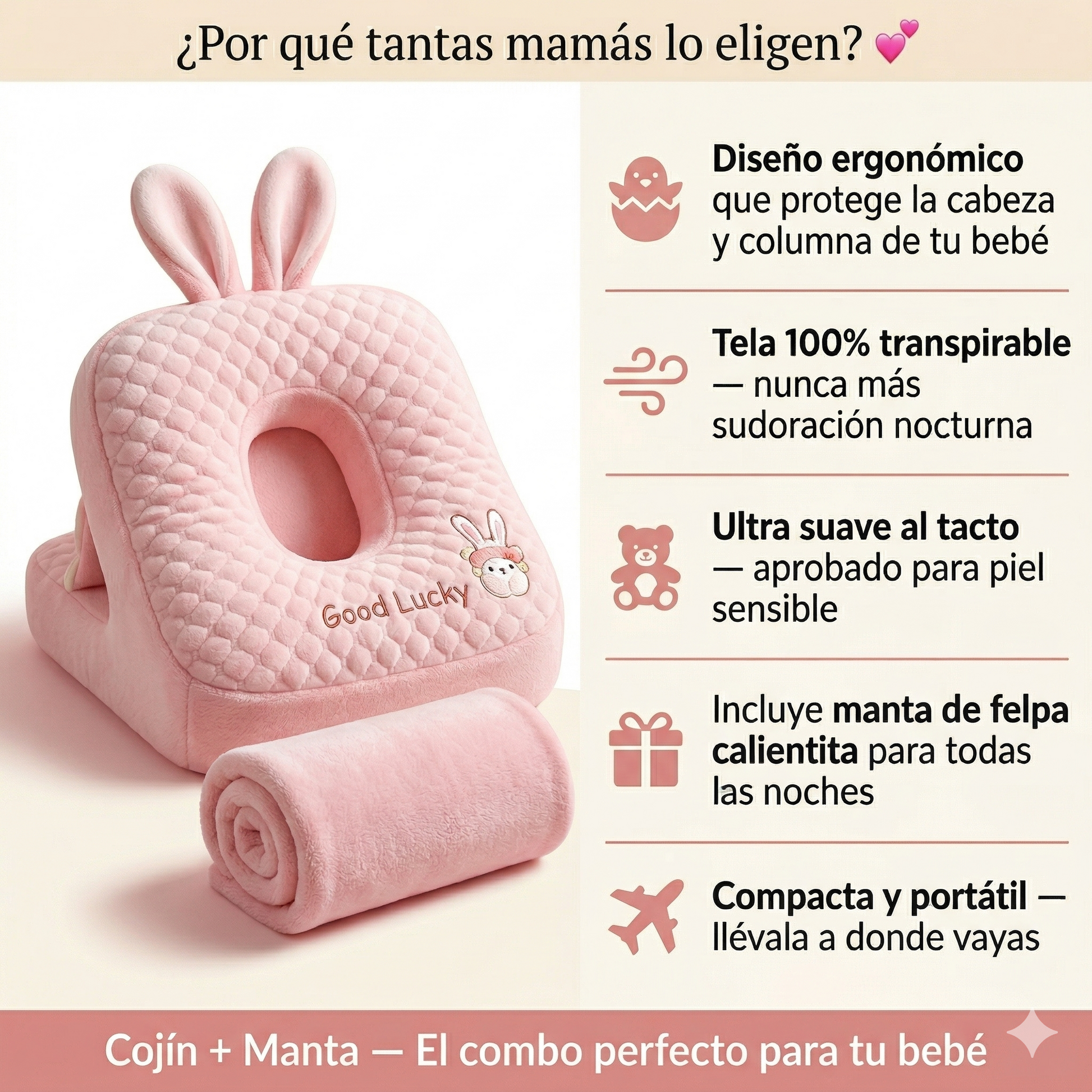 Nueva Almohada No Más Lágrimas - SurtiShop