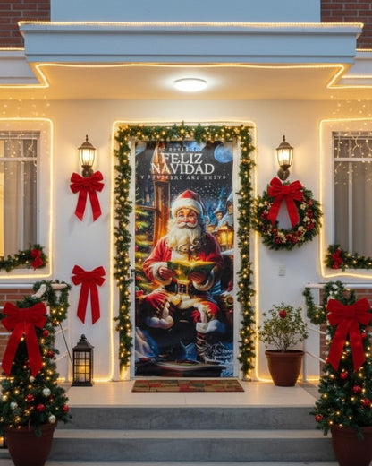 NUEVA FUNDA PREMIUM PARA PUERTA NAVIDEÑA 🎅🏻