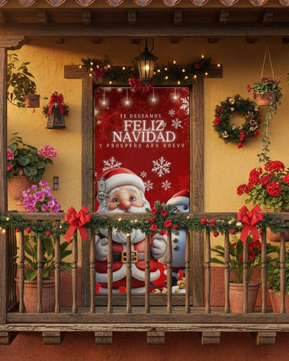 FUNDA PREMIUM PARA PUERTA NAVIDEÑA