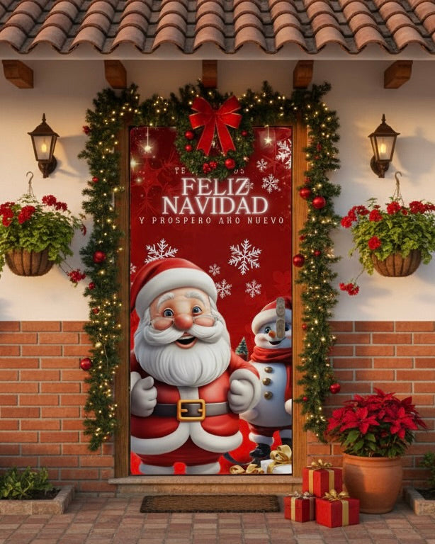 FUNDA PREMIUM PARA PUERTA NAVIDEÑA