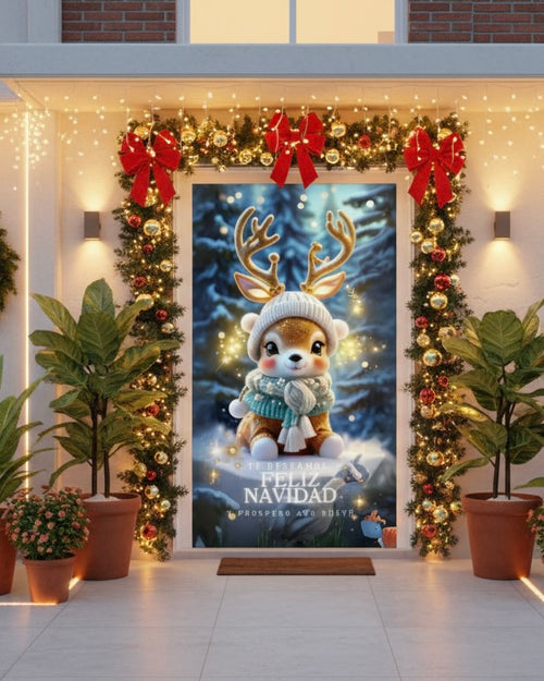 NUEVA FUNDA PREMIUM PARA PUERTA NAVIDEÑA 🎅🏻